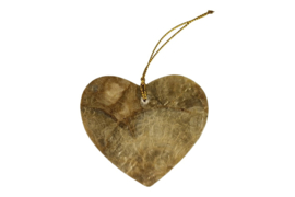 goudkleurige hanger hart