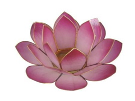 lotus waxinelicht groot roze