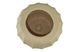 vaas reliëf S beige
