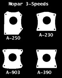 A903 3 speed manual transmission met bellhousing