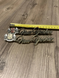 Embleem New Yorker twee stuks