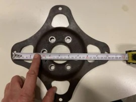 Flexplate voor gegoten krukas 318 cui 1978