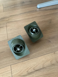 Ventilatieboxen in dasboard, set van 2