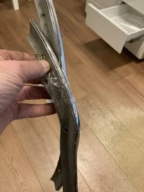 Trim tussen bumper en scherm achter L+R