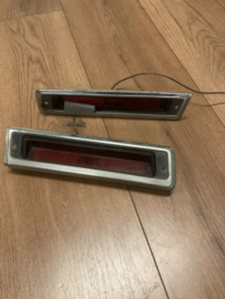Knipperlicht in achterscherm, rood, set van links en rechts