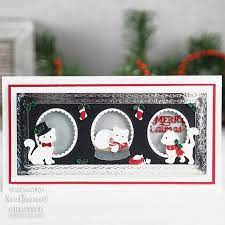 Sue Wilson Craft Die Festive Collection Meowy Christmas (CED3224)