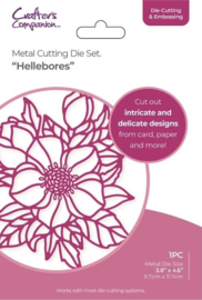 Gemini- Hellebores Elements large floral outline