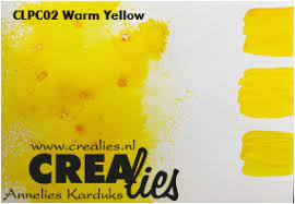 Crealies  colorzz  pigment  poeder warm yellow