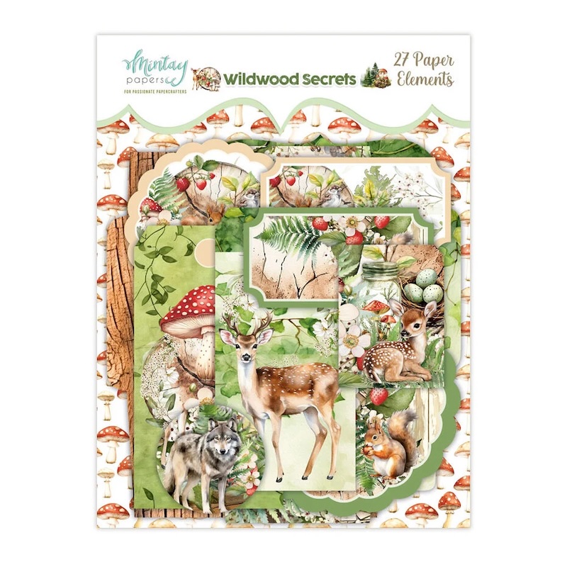 Wildwood Secrets Paper Elements – 27 stuks magie voor al jouw papierprojecten