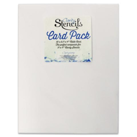 CLARITY STENCIL CARD 8.5" X 11" (PACK OF 50)