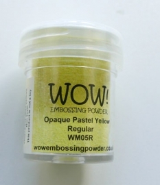 WOW embossing powder opaque pastel yellow WM05R
