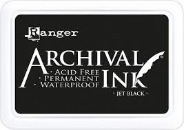 Ranger archival ink pad  Jet black