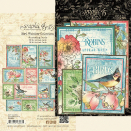 Graphic 45 journaling cards bird watcher