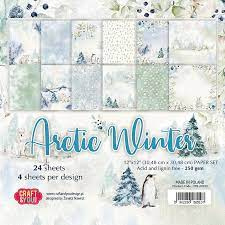 Craft & You paper pad arctic winter .   6"x6"