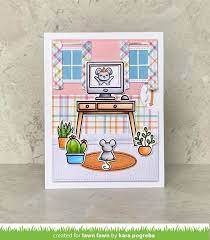 Lawn Fawn stempel set  virtual friends