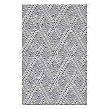 Spellbinders 3 D embossing folder - Argyle Socks