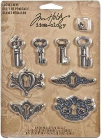 Tim Holtz idea ology locket  keys