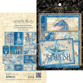 Graphic 45 journaling cards Ocean blue