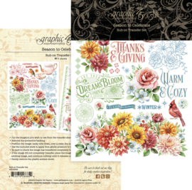 Rub-on Transfer Set Season to Celebrate – Vier de seizoenen in stijl met Graphic 45