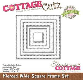 Cottage  Cutz die  pierced square set