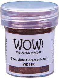 WOW embossing powder chocolate caramel pearl regular WE 11R