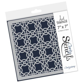 Clarity stencil   oriental lattice stencil   7"x7" 100