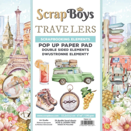 Scrapboy's Travelers pop up paper pad 6x6