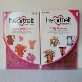Heartfelt Creations Tulip Bouquet bundel kopen – stempel + snijmal met 10% korting