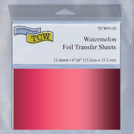 TCW  foil watermelon  transfer sheets