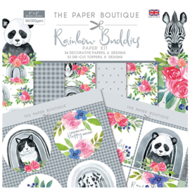 the paper boutique  rainbow buddies paper kit