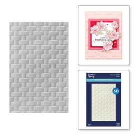 Simon Hurley 3 D embossing folder Woven