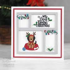 Sue Wilson Craft Die Festive Collection Santa Paws (CED3223