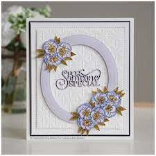 Sue Wilson StampCuts Pansy Trio (CEDSC001)