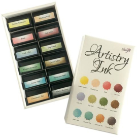 Clarity mini ink pads en storage  golden turmeric