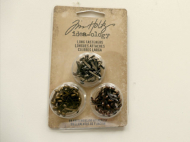 Tim Holtz  Idea-ology Long Fasteners (99 Stuks)