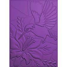 CC-Gemini embossing folder hummingbird