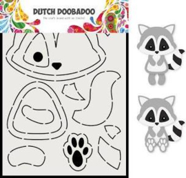 Dutch Doobadoo stencil  wasbeer