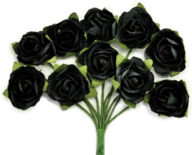 Kaizercraft mini paper blooms black