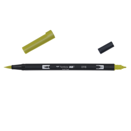 tombow Dual Brush pen ABT 098 avocado