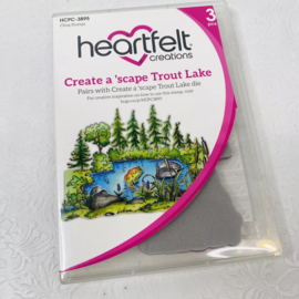 Heartfelt Creations Create a 'Scape Trout Lake bundel kopen – stempel + snijmal met 10% korting