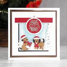 Sue Wilson Craft Die Festive Collection Santa Paws (CED3223