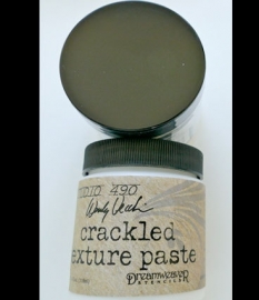 crackled texture paste wit
