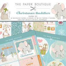 the paper boutique  Christmas buddies paper kit