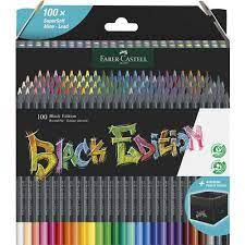 Faber-Castell kleurpotloden  Black Edition 100 stuks in karton etui