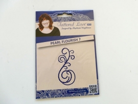 Tattered Lace die cut pearl flourish 7