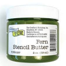 TCW stencil butter   fern stencil