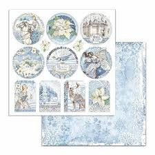 Stamperia paper pad winter tales