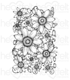 Heartfelt Creations Classic Sunflower stempelset kopen – warme, vrolijke bloemen voor elk seizoen