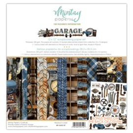Mintay  papers paper pad Garage  12 x 12"