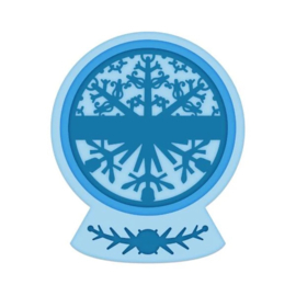 Heartfelt Creations Festive Snowglobe snijmal kopen – bouw je eigen winterse sneeuwbol op papier